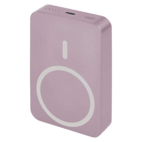 Powerbanka EMOS WI 1046, 10 000 mAh, 20 W+Wireless, lososová