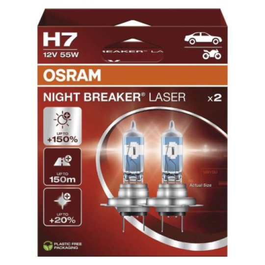 Autožárovka OSRAM H7 55W 12V  - 2ks