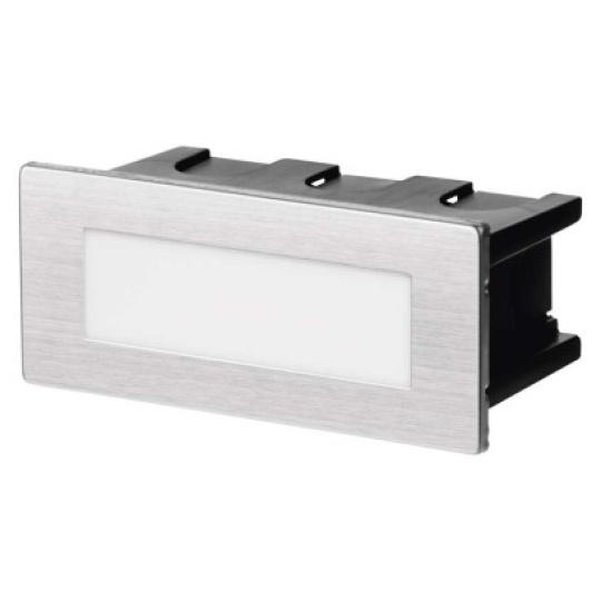 LED orientační vestavné svítidlo AMAL 123×53 1,5W neutr.bílá,IP65