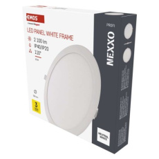 LED vestavné svítidlo NEXXO, kruhové, bílé, 25W, neutrální bílá