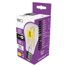 LED žárovka Filament A60 / E27 / 3,4 W (40 W) / 470 lm / neutrální bílá