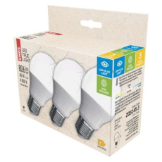 LED žárovka True Light A60 / E27 / 7,2 W (60 W) / 806 lm / neutrální bílá - 3ks