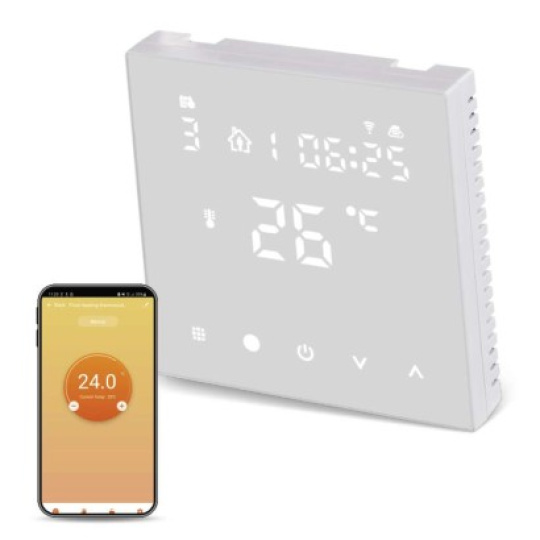 Podlahový programovatelný drátový WiFi GoSmart termostat P56201UF