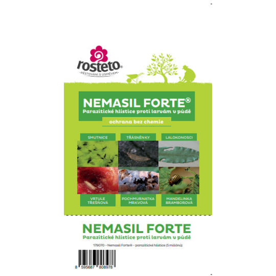 ZDARMA - kartičky Nemasil Forte® - parazit. hlístice (5 miliónů) k 179070 (5 ks)