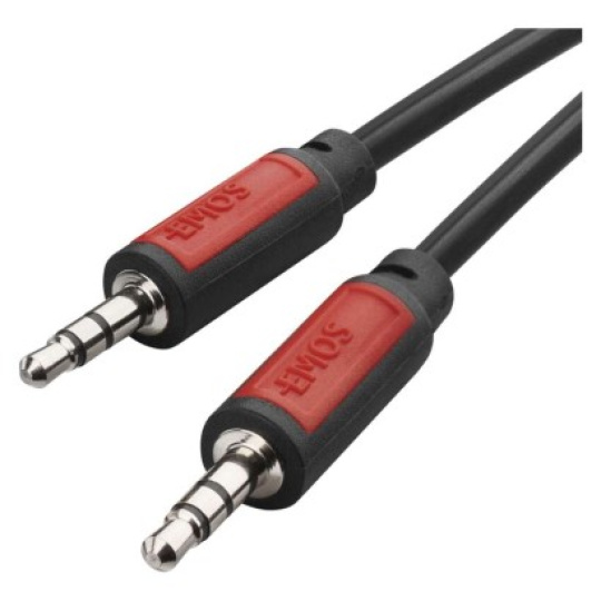 JACK kabel 3,5mm stereo, vidlice - 3,5mm vidlice 3m