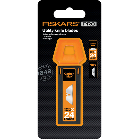 Břity CarbonMax™ pro univerzální nůž 10 ks - 1027230 - Fiskars