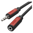 JACK kabel 3,5mm stereo, vidlice - 3,5mm zásuvka 2,5m