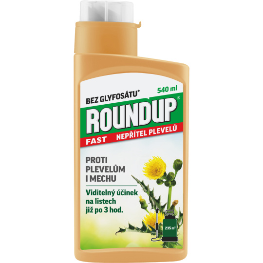 VÝPRODEJ: Roundup Fast / bez glyfosátu - 540 ml koncentrát (02.2025, 03.2025)