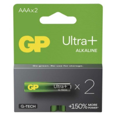 Alkalická baterie GP Ultra Plus AAA (LR03) - 2ks