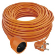 Prodlužovací kabel 40 m / 1 zásuvka / oranžový / PVC / 230 V / 1,5 mm2