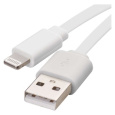 Nabíjecí a datový kabel USB-A 2.0 / Lightning MFi, 1 m, bílý