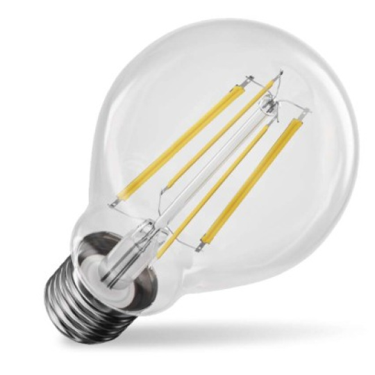 LED žárovka Filament A60 / E27 / 7,5W (75 W) / 1 055 lm / teplá bílá / stmívatelná