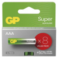 Alkalická baterie GP Super AAA (LR03), 8 ks - 8ks