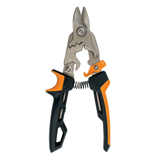 Nůžky na plech PowerGear™ převodové krátké ostří - 1027212 - Fiskars